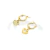 Argollas de Acero Dorado NAR1197