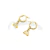 Argollas de Acero Dorado NAR1225