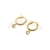 Argollas de Acero Dorado NAR1263