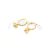 Argollas de Acero Dorado NAR1273