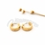 Argollas de Acero Dorado NAR548-NAR549