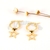 Argollas de Acero Dorado NAR735