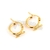 Argollas de Acero Dorado NAR857