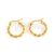 Argollas de Acero Dorado NAR928-NAR929