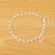 Pulsera/tobi de Acero Blanco NB1014
