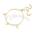Pulsera Acero dorado NB1118