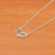 Cadena de Acero Blanco con dije NC1038