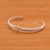 Pulsera Esclava de Acero Blanco NE208
