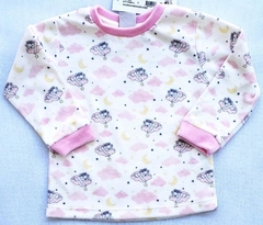 Pijama Mini Ursinhas Rosa Bebê - comprar online