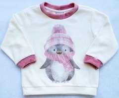 Pijama Pinguim Rosê - comprar online