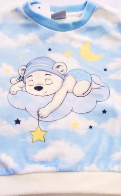 Pijama Ursinho Azul Bebê na internet