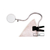 Lupa de pie, brazo flexible con pinza 5055