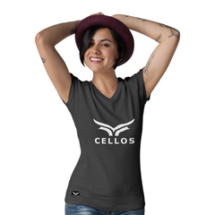 Camiseta Feminina Gola V Cellos Classic Ii Premium W