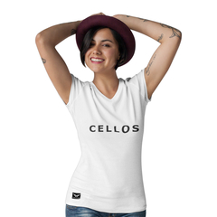 Camiseta Feminina Gola V Cellos Classic I Premium W