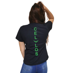 Camiseta Feminina Gola V Cellos Vertical Signature Premium - loja online
