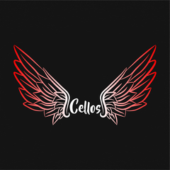 Camiseta Feminina Gola V Cellos Wings Premium na internet