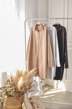 C01 CAMISA VESTIDO POPLIN - comprar online