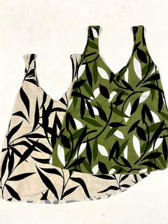 R24 MUSCULOSA LINO ESTAMPADO