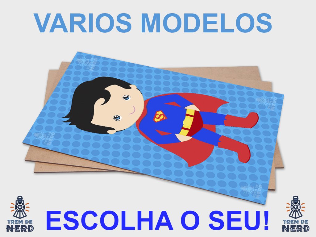 Placa MDF super heróis filme vingadores