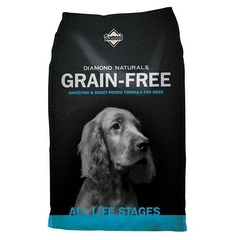 Comida para Perro Diamond Naturals Grain-Free Whitefish y Sweet Potato 28Lb