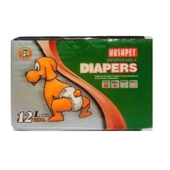 Pañales Desechables HushPet Talla L x 12 Unidades