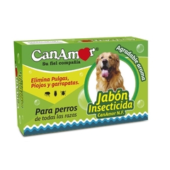 Jabon Insecticida CanAmor Perros 90 Grs