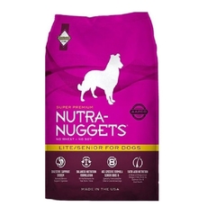 Comida para Perro Nutra Nuggets Adulto Lite Senior Pollo 1 Kgs