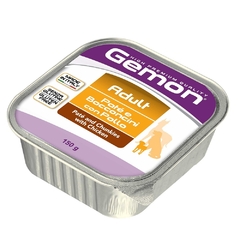 Gemon Paté e Bocconcini con Pollo Adult para Perros 150 Grs
