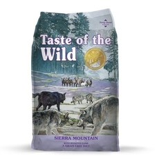 Taste of The Wild Sierra Mountain Canine con Cordero Asado x 5 Libras