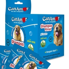 Shampoo Rinse con Aloe Vera CanAmor Perros Sobre 30 Ml