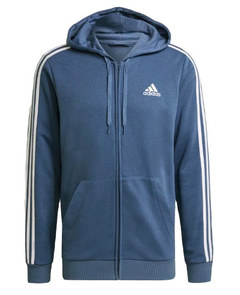 BUZO ADIDAS CON CAPUCHA ESSENTIALS 3 RAYAS
