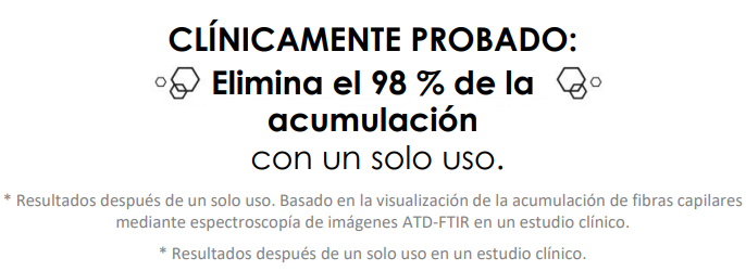 Elimina 98% de la acumulación.