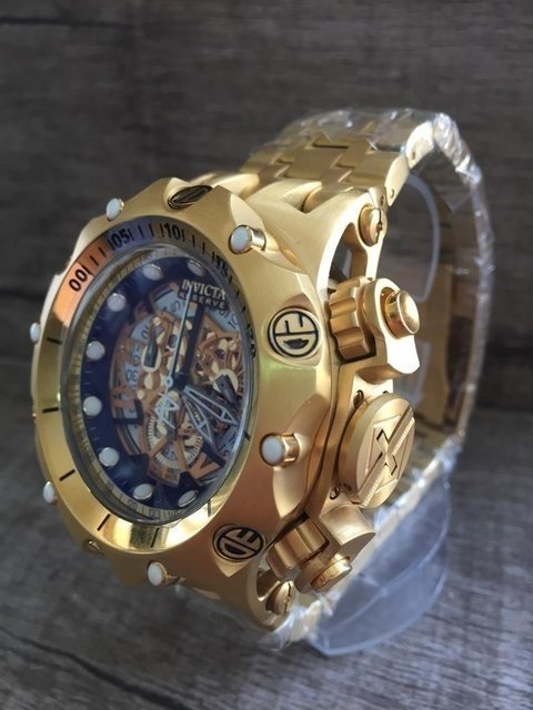 T3 Invicta Venom Hybrid Skeleton Dourado