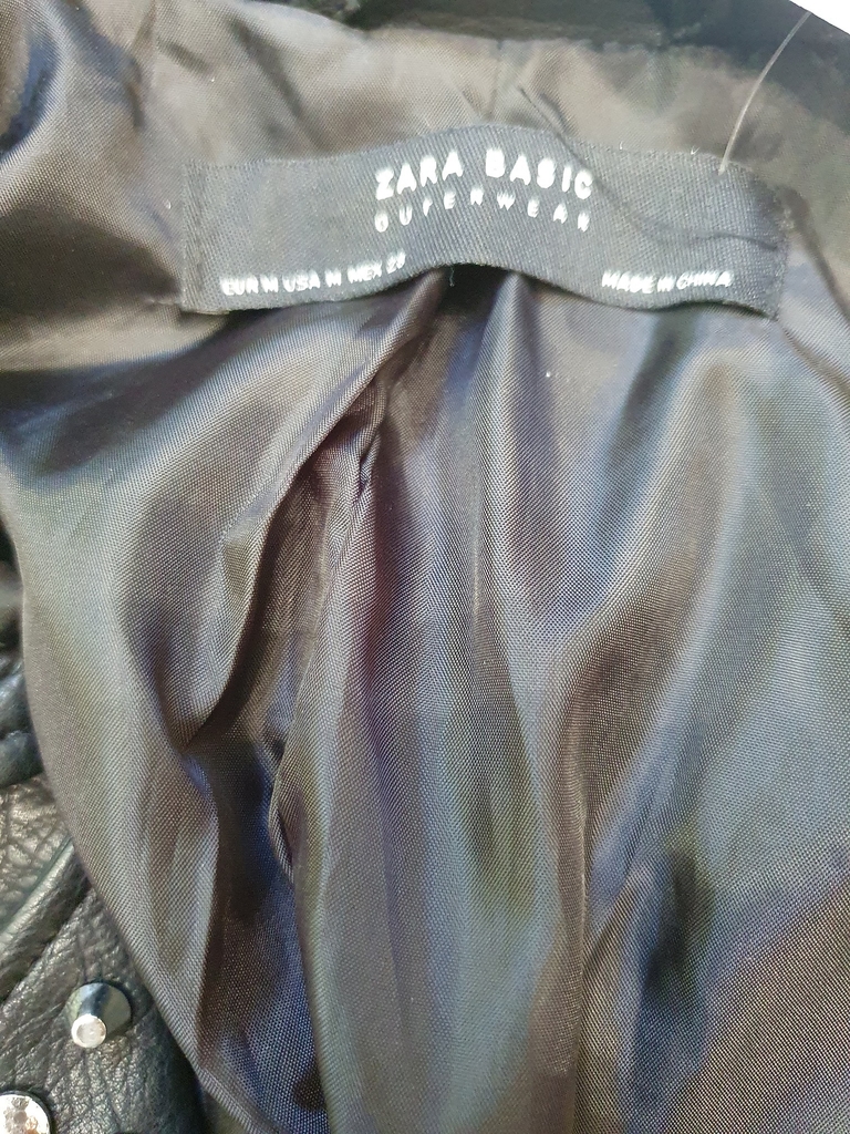 CAMPERA DE CUERO MUJER ZARA TALLE M - Yo me renuevo