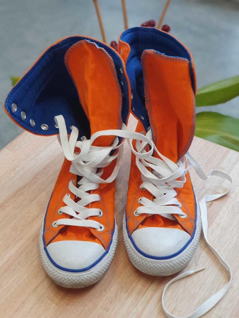 ZAPATILLAS CONVERSE NARANJA N°37 - Yo me renuevo ماركة ستيلا ZAPATILLAS CONVERSE NARANJA N°37 - Yo me renuevo ماركة ستيلا