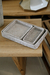 BANDEJA RATTAN BLANCA - comprar online