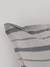 Almohadon gris con rayas negras - comprar online