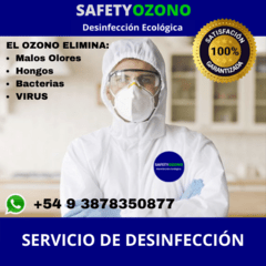 Servicio de Desinfección Ecológica con Ozono