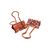 DOBLE CLIPS TALBOT GOLDEN ROSE 19MM X 6UN PINTADOS - comprar online