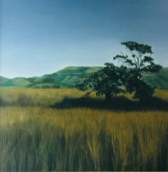 Montaña y arbol