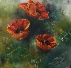 Red poppies