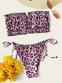 Bikini Marilyn Print Rosa en internet