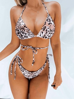 Bikini Fun Print Marrón en internet