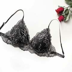 Bralette Tulipán Bicolor Negro - comprar online