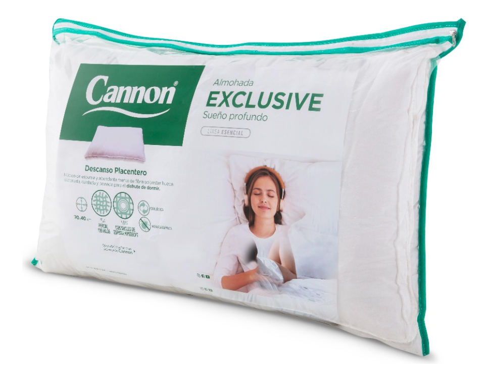 Almohada Cannon Exclusive 70 X 40 Ver Amoblamientos