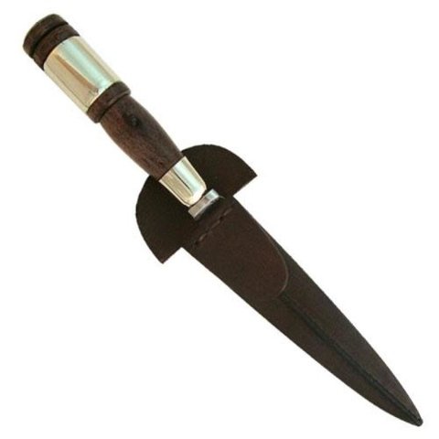 Cuchillo de Acero Damasco Cabo Hueso y Alpaca - Estilo Austral