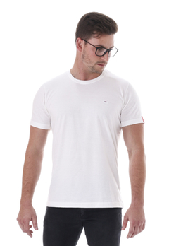 Camiseta Vista Mare Básica Slim Fit - Branca