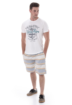 Camiseta Vista Mare Pacific Voyage Slim Fit - Branca - loja online