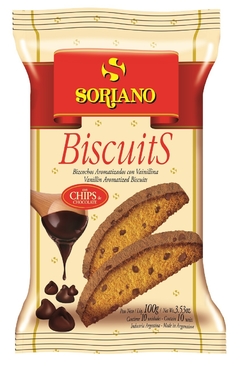 Biscuits con Chips de Chocolate 20 Paquetes de 100G c/u