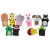 Kit de Fantoches Animais Domésticos e Selvagens c/10 peças
